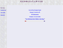Tablet Screenshot of georgialawyer.com